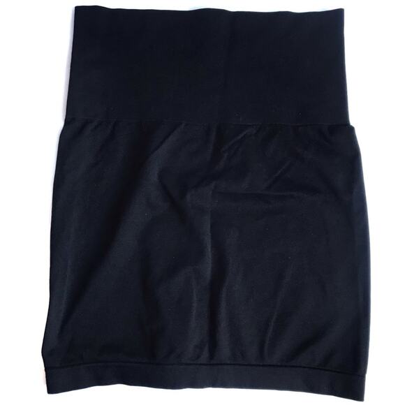 Yummie by Heather Thomson Waist Trainer Shaping Smoothing Skirt Size M L Black - Picture 3 of 8